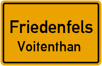 Straßenverzeichnis Friedenfels Voitenthan