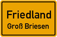 Krügersdorfer Weg in FriedlandGroß Briesen