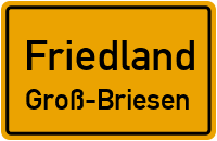 Chossewitzer Weg in FriedlandGroß-Briesen