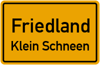 Lehmkuhlenweg in FriedlandKlein Schneen