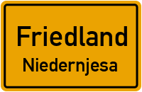 Winkelstraße in FriedlandNiedernjesa