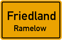 Waldstraße in FriedlandRamelow