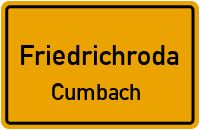 Gothaer Weg in FriedrichrodaCumbach