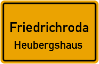 Kohlenweg in FriedrichrodaHeubergshaus