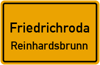 August-Eckardt-Straße in FriedrichrodaReinhardsbrunn