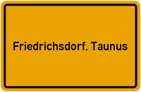 City Sign Friedrichsdorf, Taunus