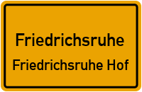 Neuer Weg in FriedrichsruheFriedrichsruhe Hof