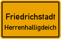 Am Stadtfeld in 25840 Friedrichstadt (Herrenhalligdeich)