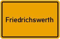 Friedrichswerth in Thüringen