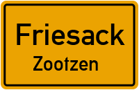 Hauptstraße in FriesackZootzen