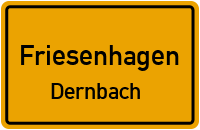 Straßenverzeichnis Friesenhagen Dernbach