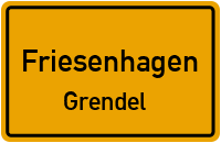 Straßenverzeichnis Friesenhagen Grendel