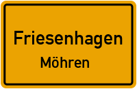 Straßenverzeichnis Friesenhagen Möhren