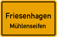 Straßenverzeichnis Friesenhagen Mühlenseifen