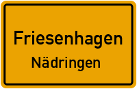 Straßenverzeichnis Friesenhagen Nädringen