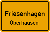 Straßen in Friesenhagen Oberhausen