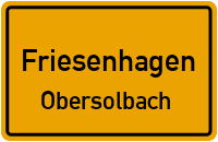 Straßenverzeichnis Friesenhagen Obersolbach