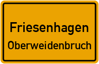 Straßen in Friesenhagen Oberweidenbruch
