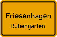 Straßenverzeichnis Friesenhagen Rübengarten