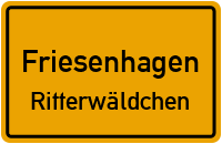 Straßen in Friesenhagen Ritterwäldchen