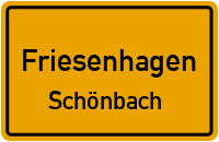 Straßenverzeichnis Friesenhagen Schönbach