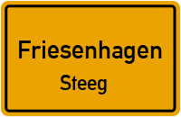 Straßenverzeichnis Friesenhagen Steeg