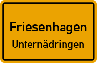 Straßen in Friesenhagen Unternädringen