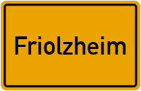 Wo liegt Friolzheim?