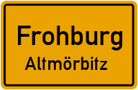 Altmörbitzer Hauptstraße in FrohburgAltmörbitz