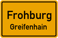 Straße zur Burg in FrohburgGreifenhain