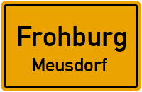 Straßenverzeichnis Frohburg Meusdorf