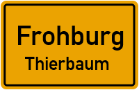 Dorfstraße in FrohburgThierbaum