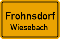 Dorfstraße in FrohnsdorfWiesebach