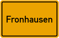 Wo liegt Fronhausen?