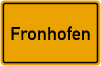 Ringstraße in Fronhofen