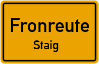 Schussenstraße in 88273 Fronreute (Staig)