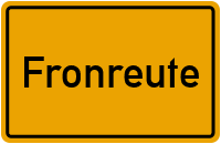 Wo liegt Fronreute?