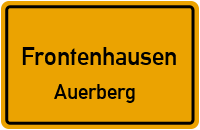 Straßenverzeichnis Frontenhausen Auerberg