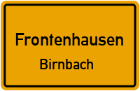 Straßen in Frontenhausen Birnbach