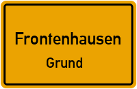 Straßenverzeichnis Frontenhausen Grund