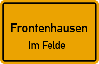 Straßen in Frontenhausen Im Felde