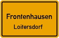 Straßen in Frontenhausen Loitersdorf