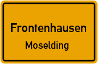 Straßen in Frontenhausen Moselding