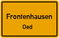Straßen in Frontenhausen Oed
