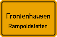 Straßenverzeichnis Frontenhausen Rampoldstetten