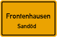 Straßen in Frontenhausen Sandöd