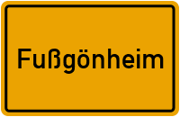 City Sign Fußgönheim