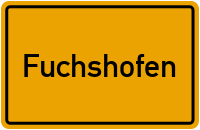 City Sign Fuchshofen