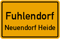 Waldstraße in FuhlendorfNeuendorf Heide