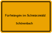 Straßenverzeichnis Furtwangen im Schwarzwald Schönenbach